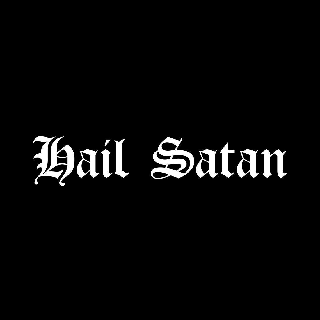 Hail Satan vinyl sticker decal