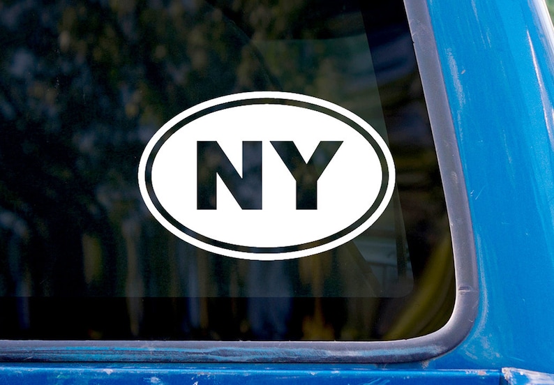 State Oval Decal chose your state
