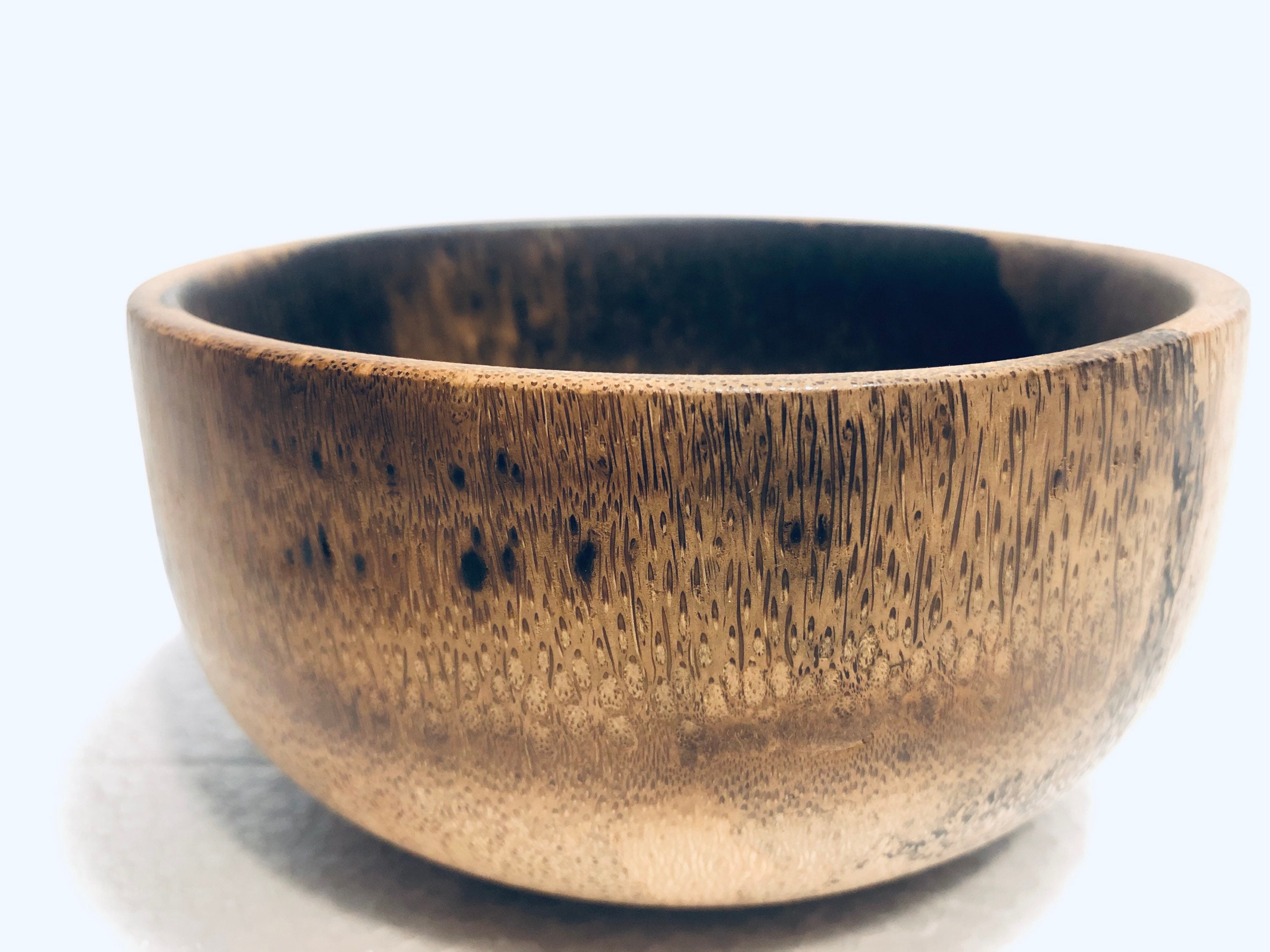 Palm wood bowl hand turned bowl wood Etsy