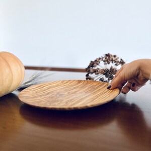 Olive wood plate