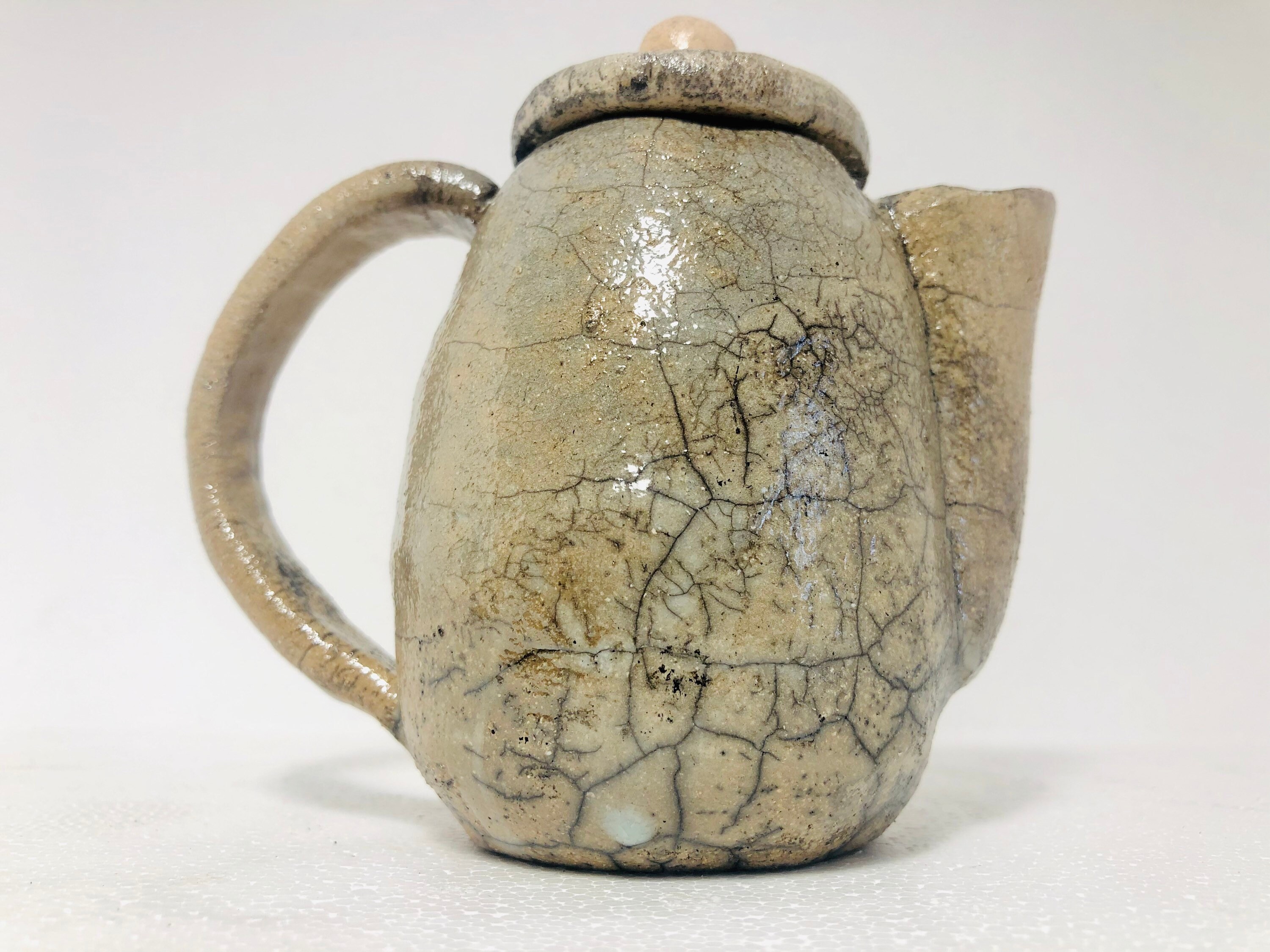 Small Raku teapot Raku ceramic teapot Etsy