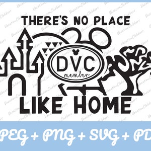 DVC &quot;There&#39;s No Place Like Home&quot; T-Shirt Logo (Jpeg+Png+Svg+Pdf)