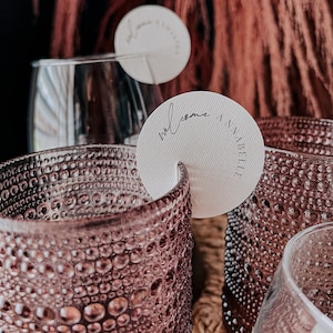 The Eleanor Glass Topper Place Card | Boho Place Card