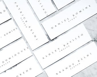 The Amira Escort Card | Wedding Place Card | Event Escort Card