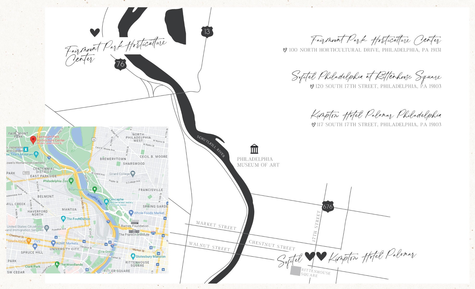 Custom Event Day Map - Digital File - Etsy