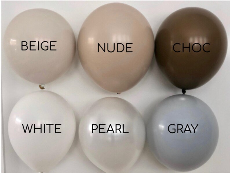 Matte Balloons// Matte Nude Balloons//Chalk Balloons//Nude Etsy