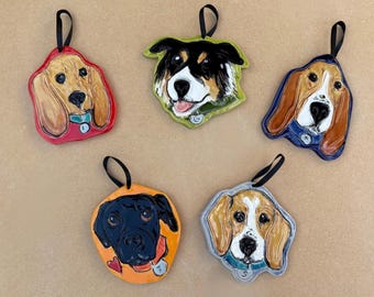 custom pet portrait tile, ceramic wall Art, large pet ornament, dog tile, cat, pet gift, pet memorial, wall hanging, handmade, custom gift