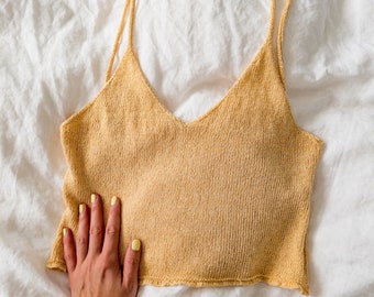 Knitting instructions // While in the desert top // summer top // instructions // knitting // German