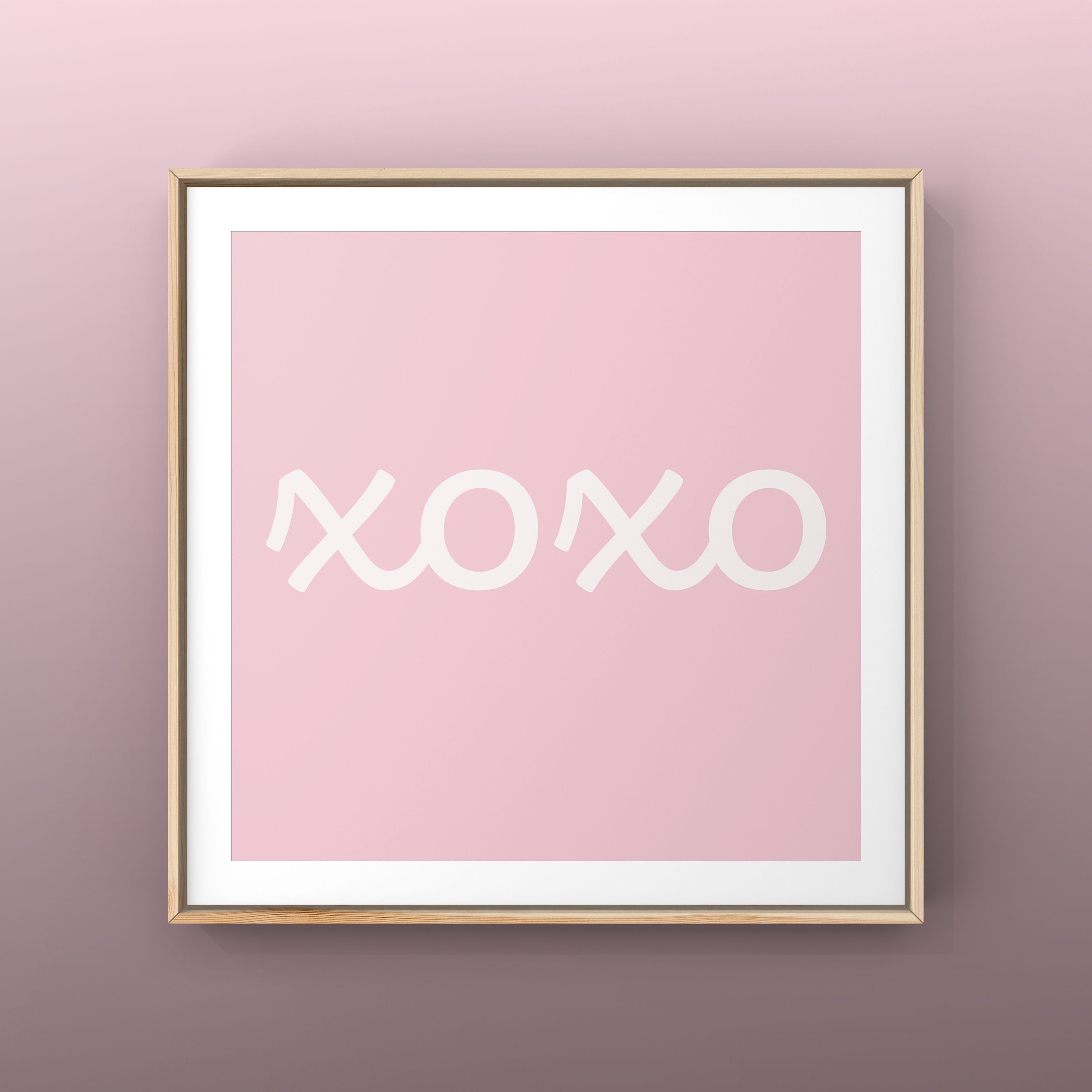 Original xoxo Print Wall Art Home Decor Etsy.de