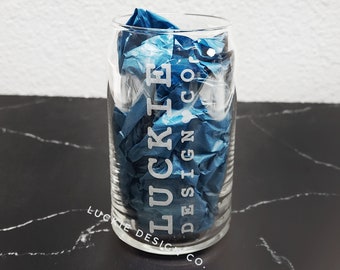 Custom Engraved Drinkware - Engraved Glass - Logo Branding - Logo Glass - Business Logo - Business Branding Bar Glass - Engraved Beer Glass