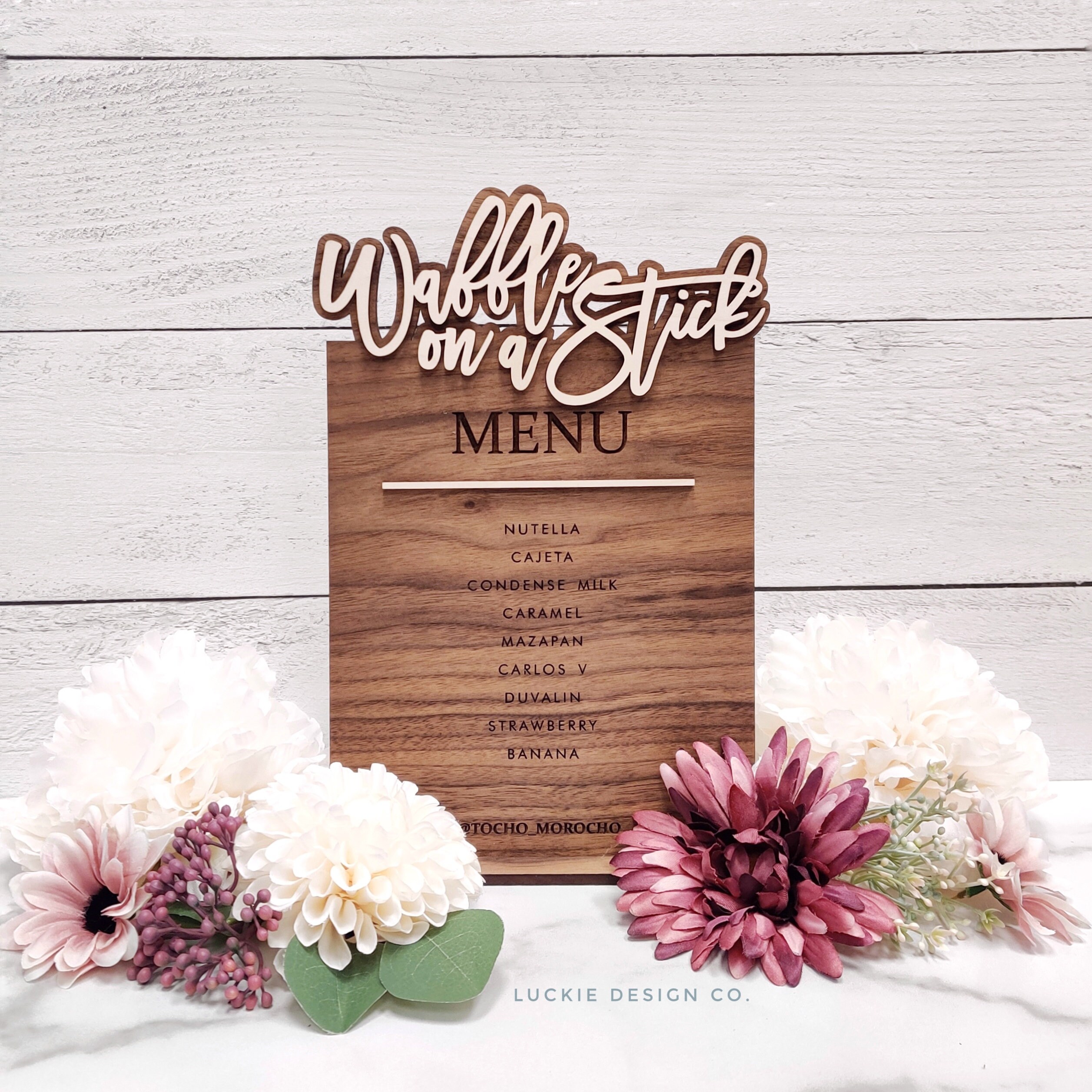 3D Wood Menu Sign Laser Cut Laser Engraved Wedding Sign Etsy UK