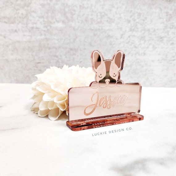 Bulldog Place Card Bulldog Place Card