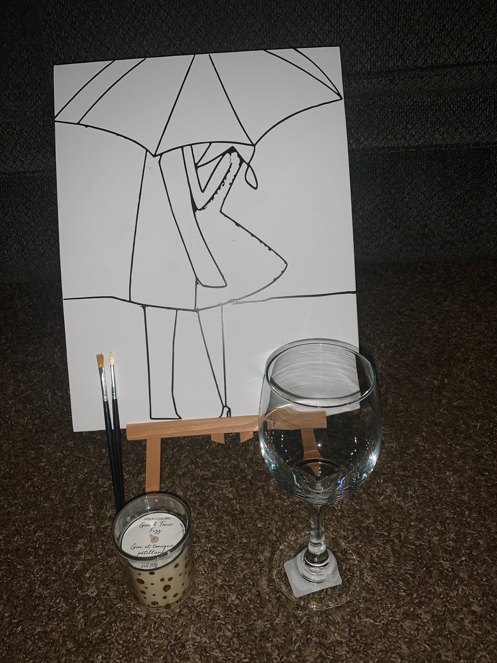 Sip & Paint At Home Kits Etsy