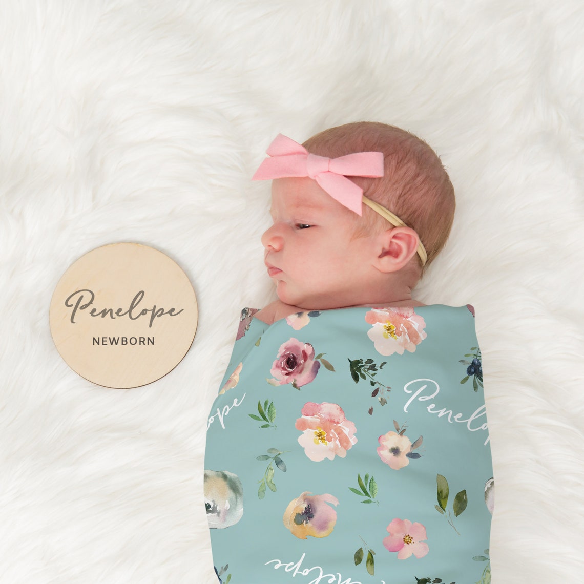 Baby Swaddle Set Baby Swaddle Blanket Baby Girl Swaddle Etsy
