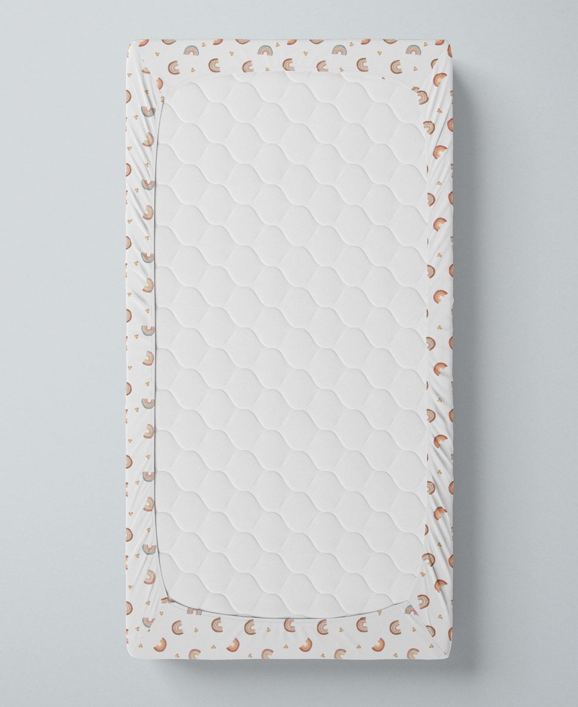 Boho Rainbow Crib Sheets Rainbow Crib Bedding Boho Stlye Etsy