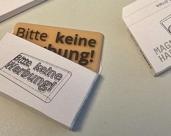 Keine Werbung Briefkastenschild