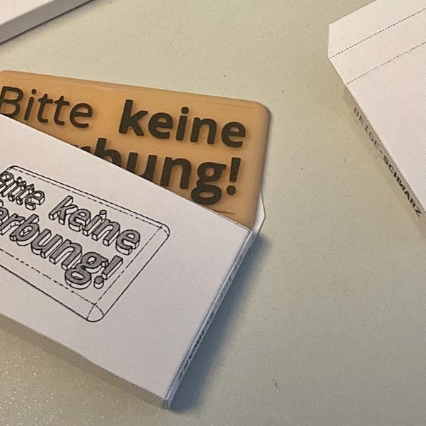 Keine Werbung Briefkastenschild