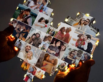 Personalized Christmas Photo Collage Gift for Couples / Her / - Etsy Australia Personalized Christmas Photo Collage Gift for Couples / Her / - Etsy Australia