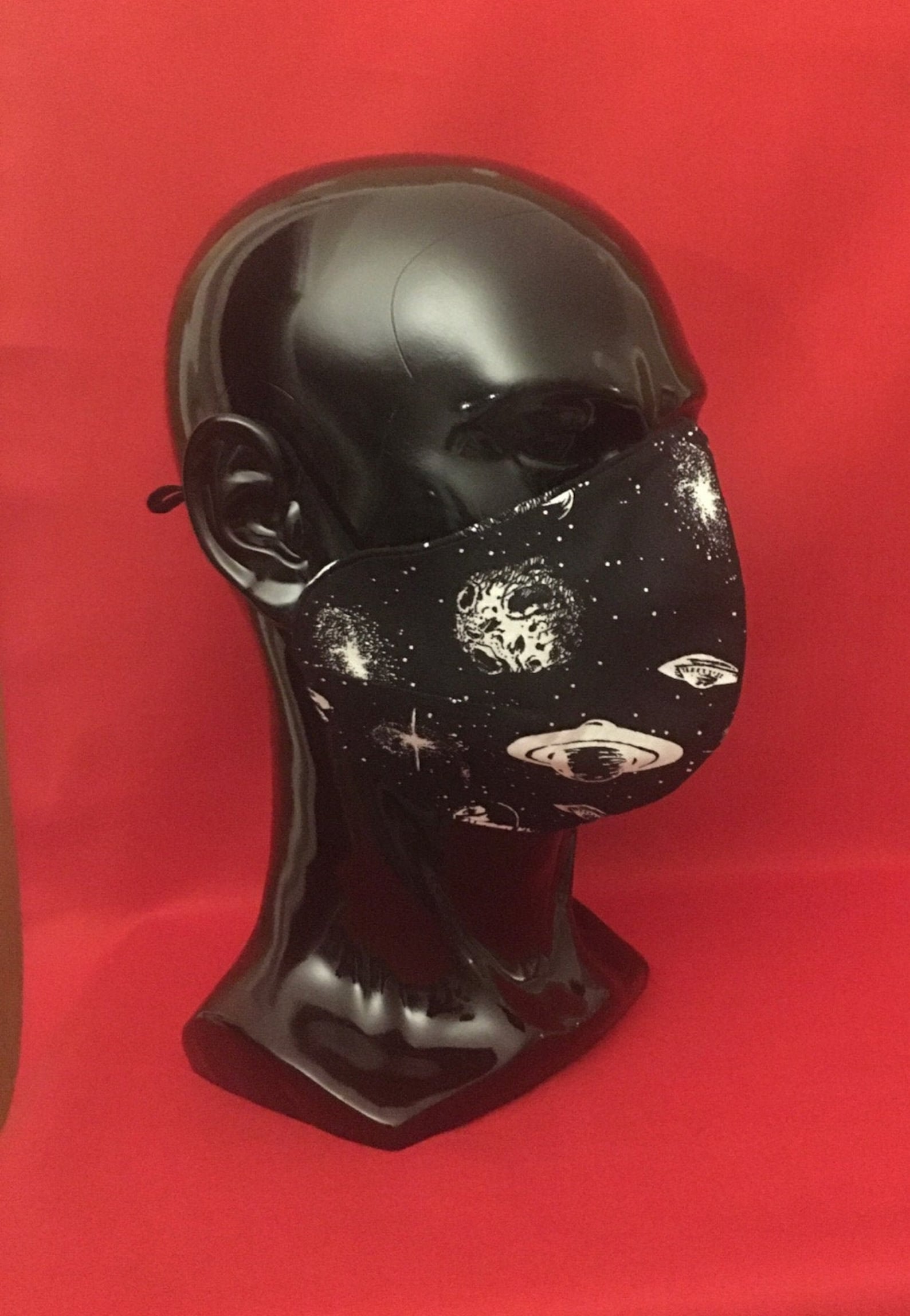 Galaxy Mask Outer Space Mask Adult Face Mask Etsy
