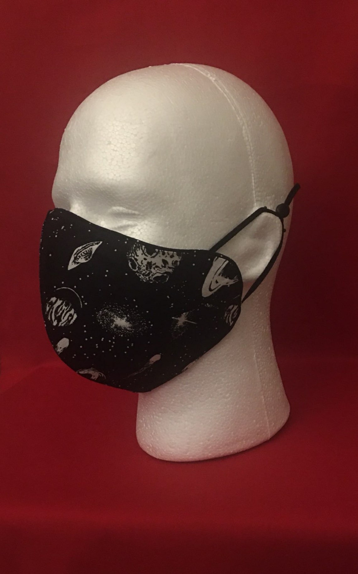 Galaxy Mask Outer Space Mask Adult Face Mask Etsy