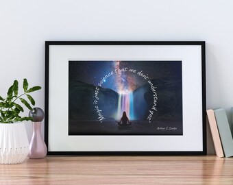 Magic is just science that we don't understand yet - Arthur C Clarke. Quoted by Jane Foster in Thor.