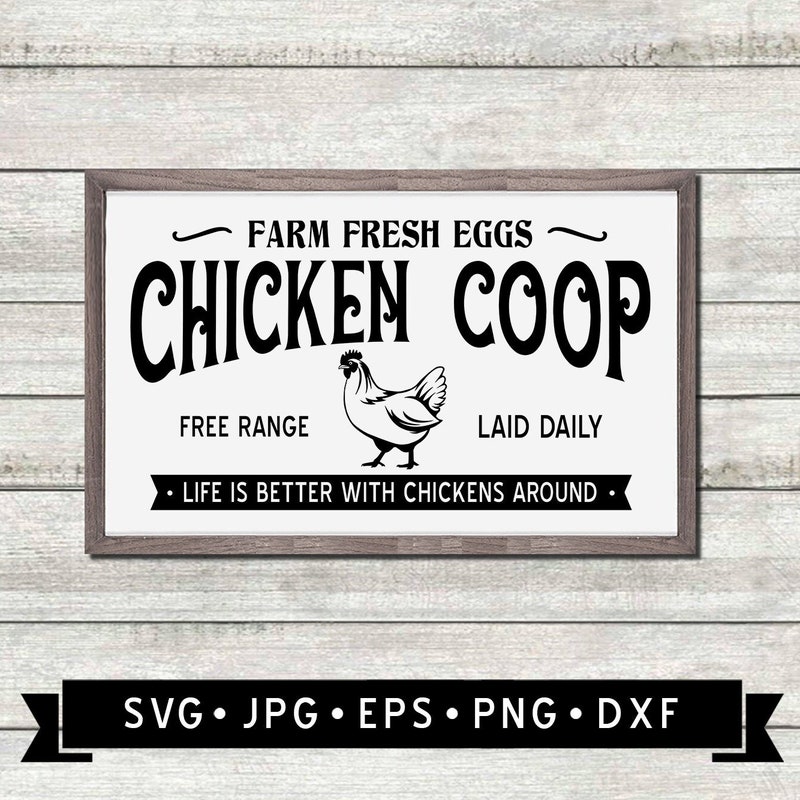 Chicken Coop Sign - Etsy