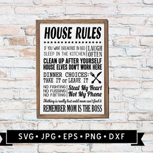 Free Free 127 Disney House Rules Svg SVG PNG EPS DXF File