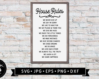 Free Free 330 Disney House Rules Svg SVG PNG EPS DXF File
