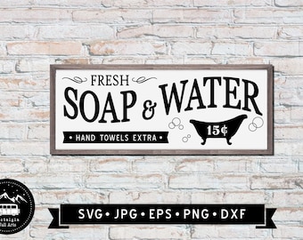 Download Vintage Bathroom Svg Etsy