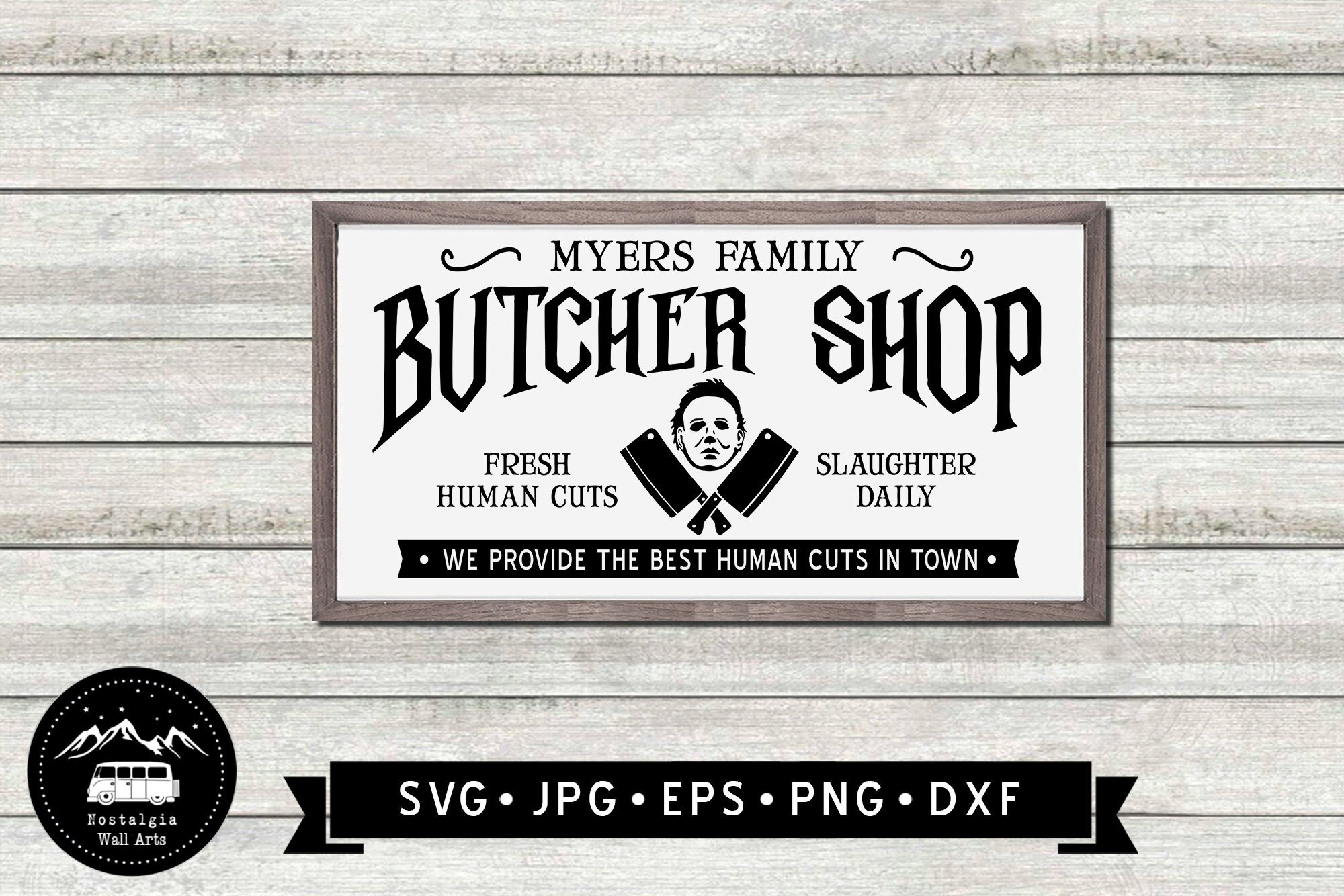 Vintage Butcher Shop Signs