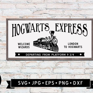 Hogwarts Express Sign SVG Harry Potter Sign SVG Funny | Etsy