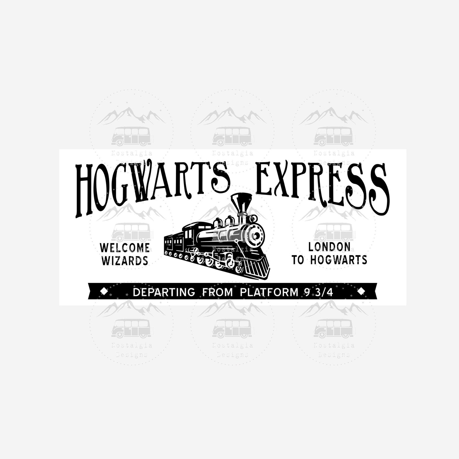 Hogwarts Express Sign SVG Harry Potter Sign SVG Funny | Etsy