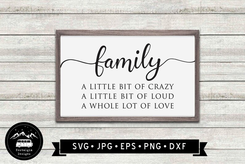 Download A Little Bit Of Crazy Svg Rustic Home Wall Art Cutting File Family Sayings Svg Cricut Digital Family Vintage Inspirational Wall Sign Digital Prints Art Collectibles Kromasol Com