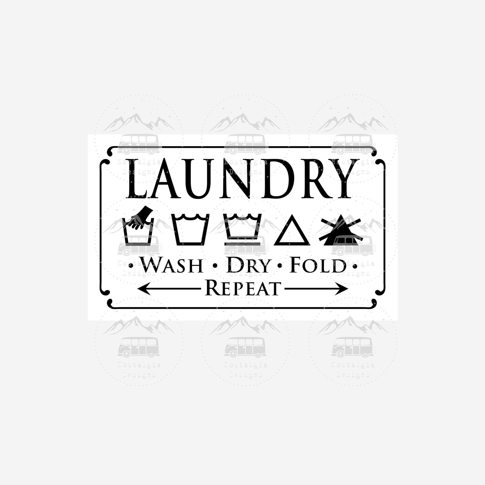 Laundry Wall Sign SVG Laundry Symbols Art Svg Laundry Art Etsy