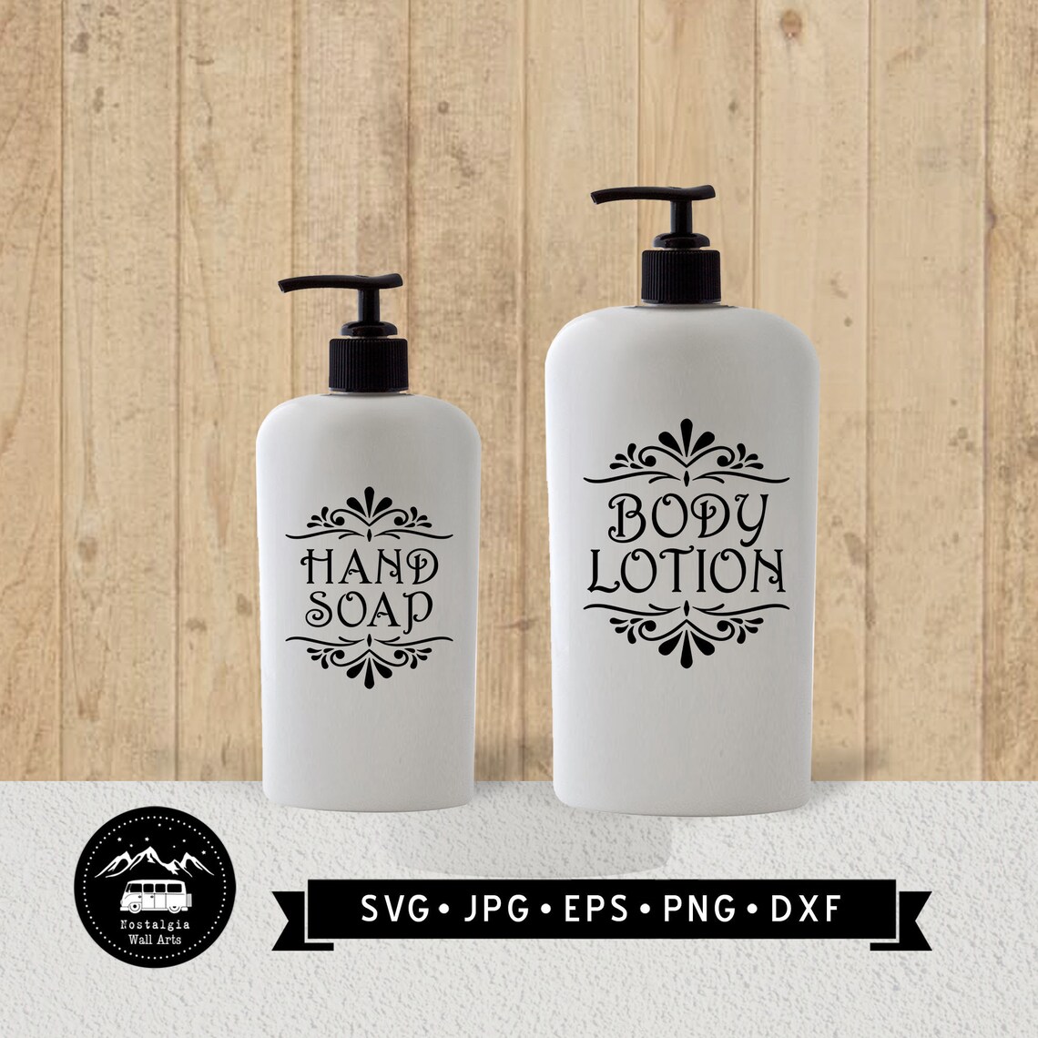 vintage hand soap body lotion labels svg decal labels etsy