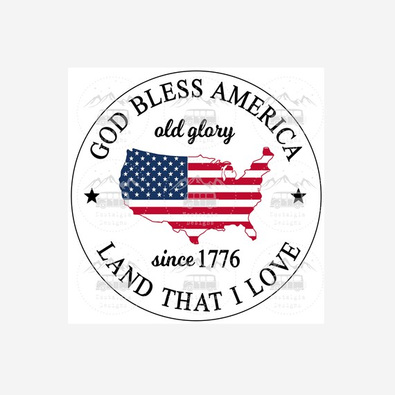 God Bless America Land That I Love Vintage Patriotic T-Shirt God Bless America Land That I Love Vintage Patriotic T-Shirt