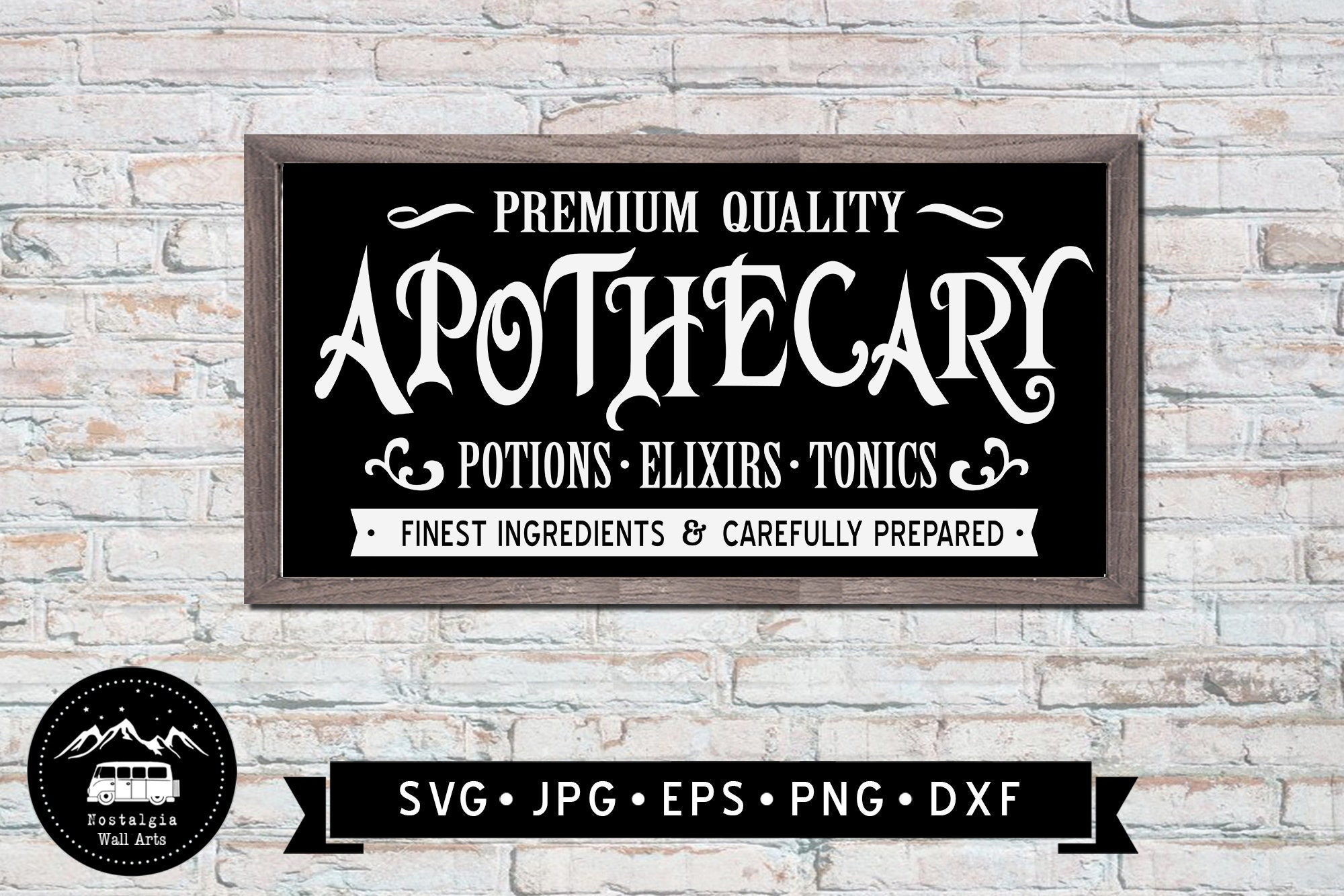Vintage Apothecary Sign