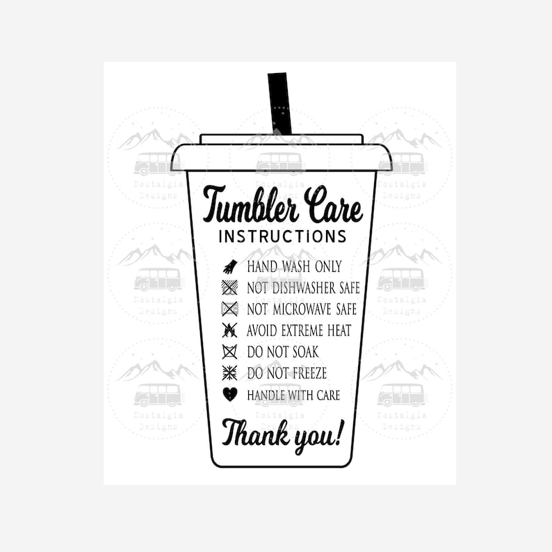 Download 3 Designs Tumbler Care Instructions Svg Cricut File Instant Download Tumbler Cup Instructions Resizable Tumbler Care Cards Svg Digital Prints Art Collectibles Vadel Com