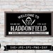 Welcome to Haddonfield SVG, Funny Halloween Sign, Halloween Movie SVG ...