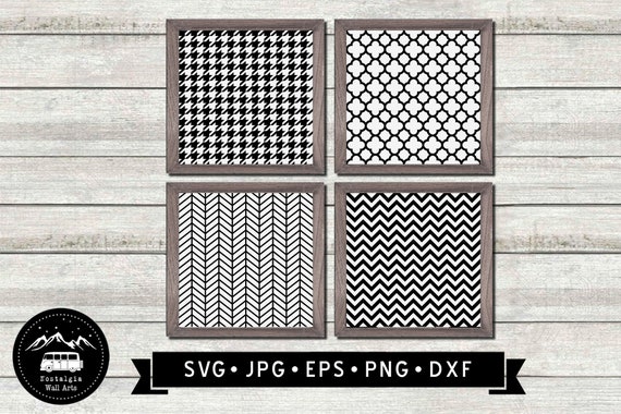 Classic Patterns SVG (4 Designs), Chevron, Herringbone