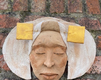 Zeeland-Maske, Maske mit Zeeland-Kapuzen, Zeeland, goldene Kapuzen