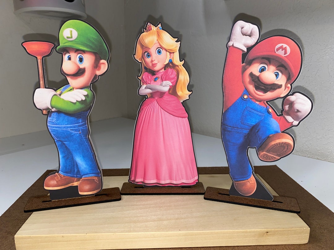 Mario Bros Centerpiece, Birthday Super Mario, Theme, Party, Movie ...