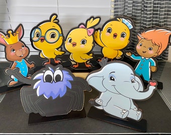 Canticos centerpieces, centros de mesa, canticos, decoración, party supplies, birthday, cánticos theme, birthday, first birthday, chicks