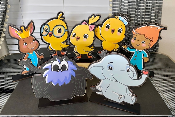 Canticos centerpieces, centros de mesa, canticos, decoración, party supplies, birthday, cánticos theme, birthday, first birthday, chicks