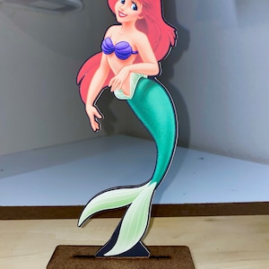 Little mermaid centerpiece, party, ariel, eric, triton, ursula, birthday, scuttlebutt, theme Ariel