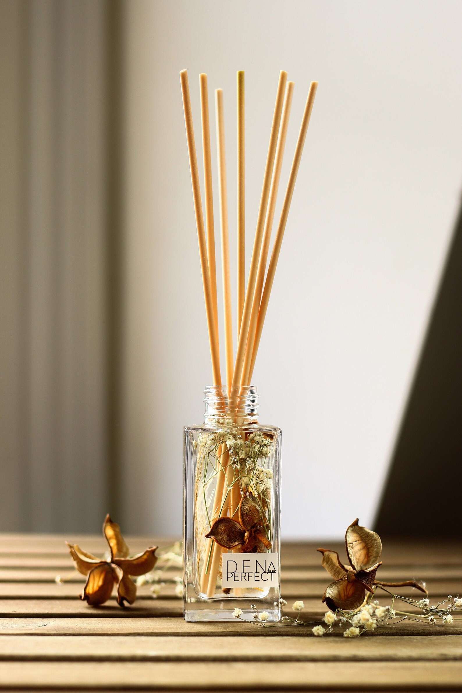 COTTON MUSK & LILY Reed Diffuser Botanical Reed Diffuser Vegan Etsy