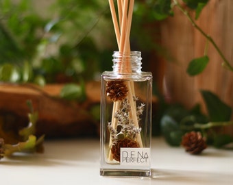 CHRISTMAS PINE Reed Diffuser Festive Diffuser Natural Home Fragrance Christmas Gift for Her Fir Diffuser Christmas Home Decor Gift Ideas