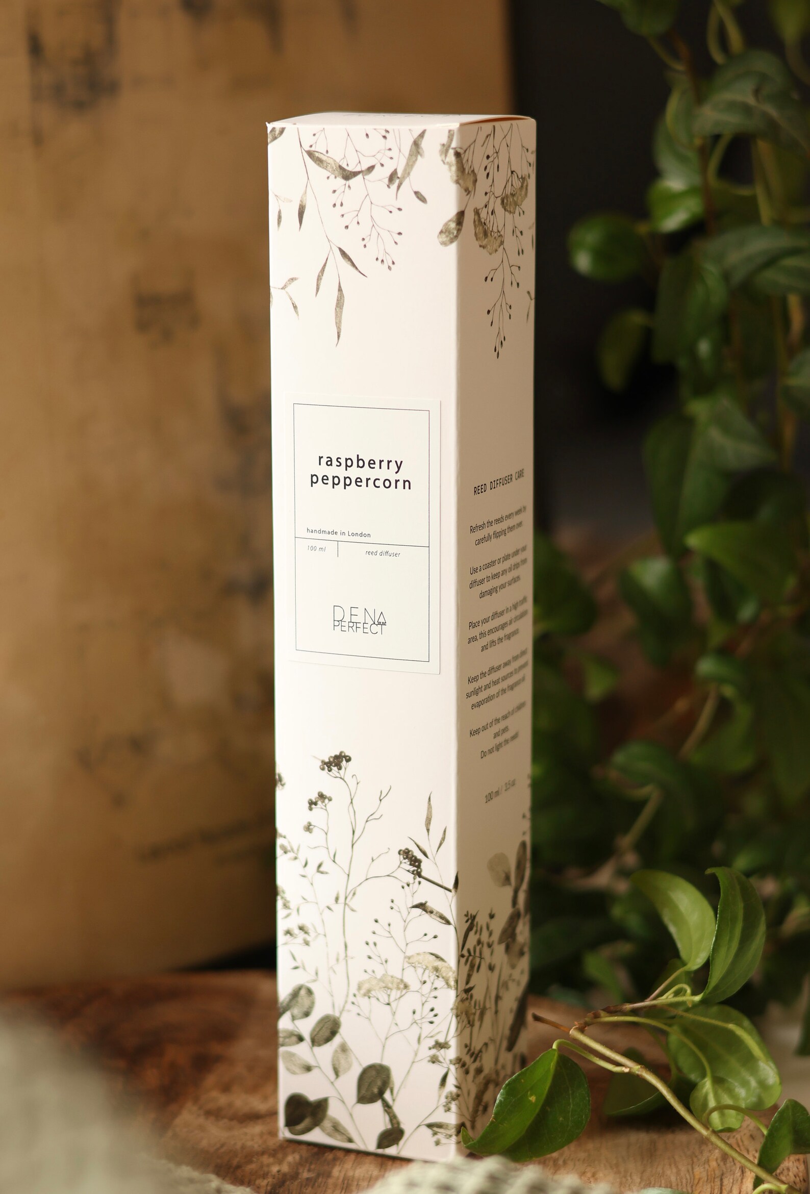 RASPBERRY PEPPERCORN Reed Diffuser Natural Home Fragrance Gift for Her ...