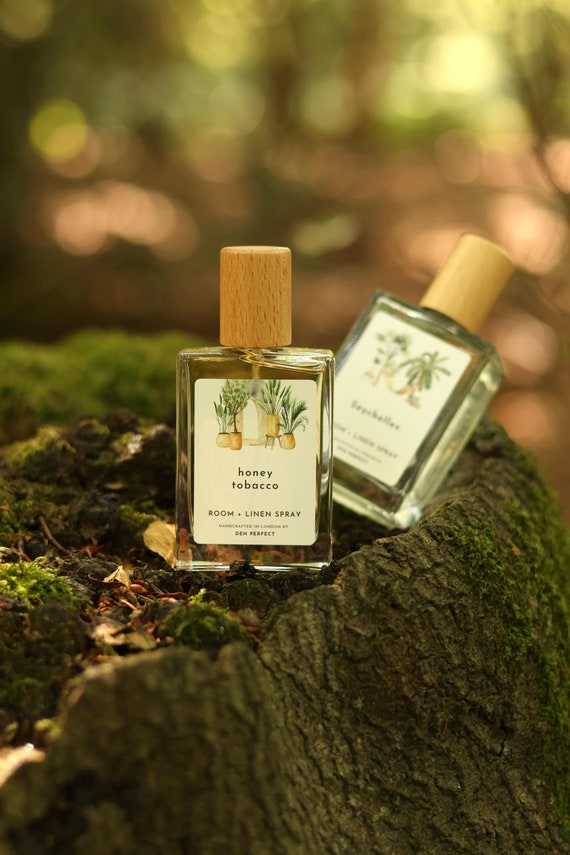 HONEY TOBACCO Room + Linen Spray 50ml Pillow Mist Home Fragrance New Home  Gift Car Airfresehner Luxury Bedroom Spray Housewarming Gift