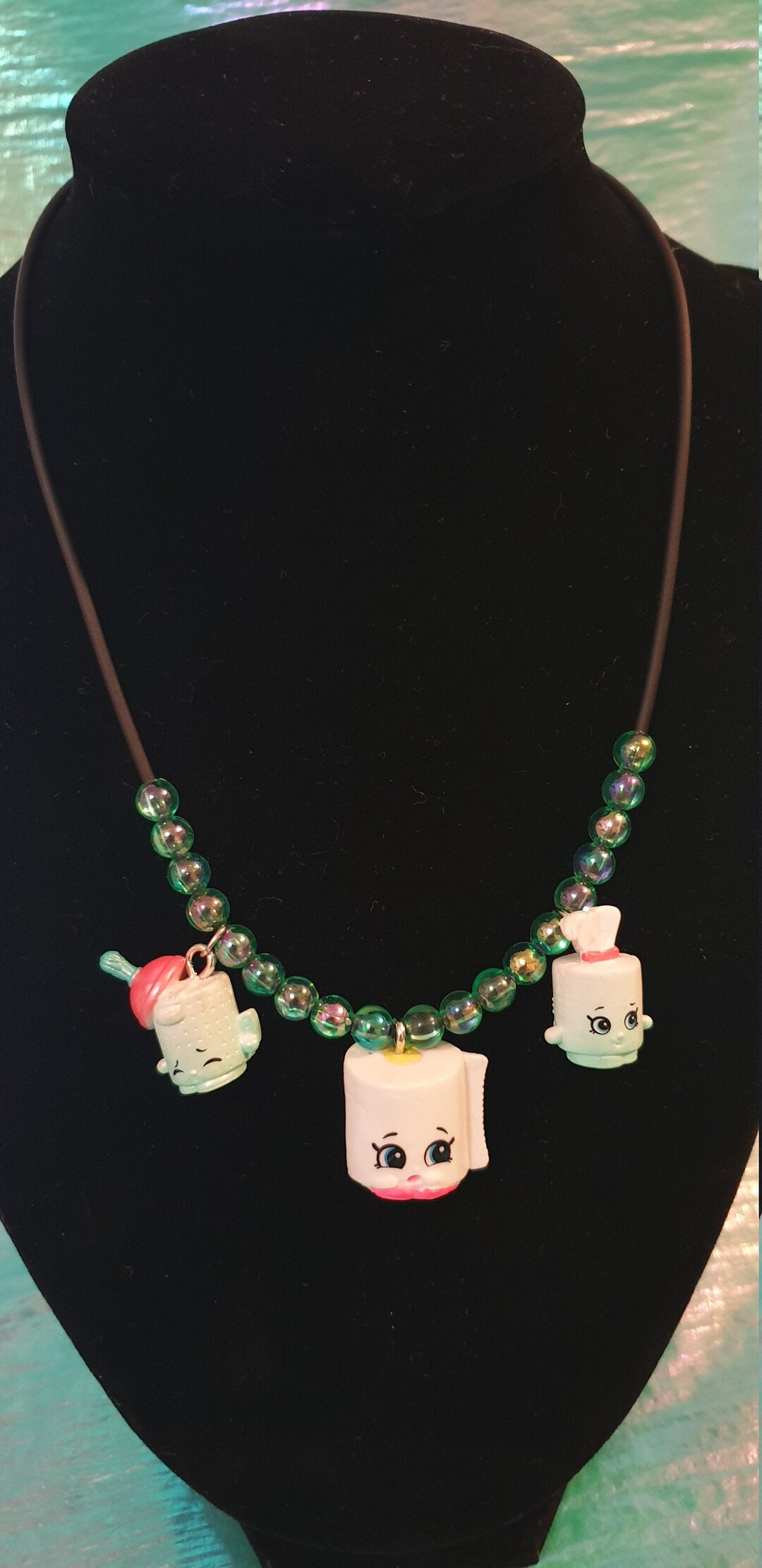 Shopkins Toilet Paper Toy NECKLACE Etsy UK